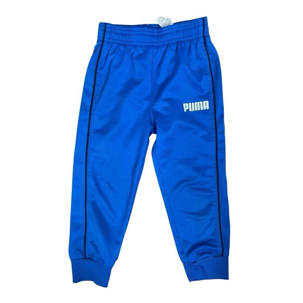 Puma Toddler Track Pants Blue Joggers Athletic Kids Size 4T
